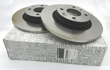 ORIGINAL Bremsscheiben Satz LOGAN  TWINGO vorne 7701208252 /402065345R